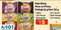 KAJU BANG MISIR VE PİRİNÇ PATLAĞI ÇEŞİTLERİ 32 G